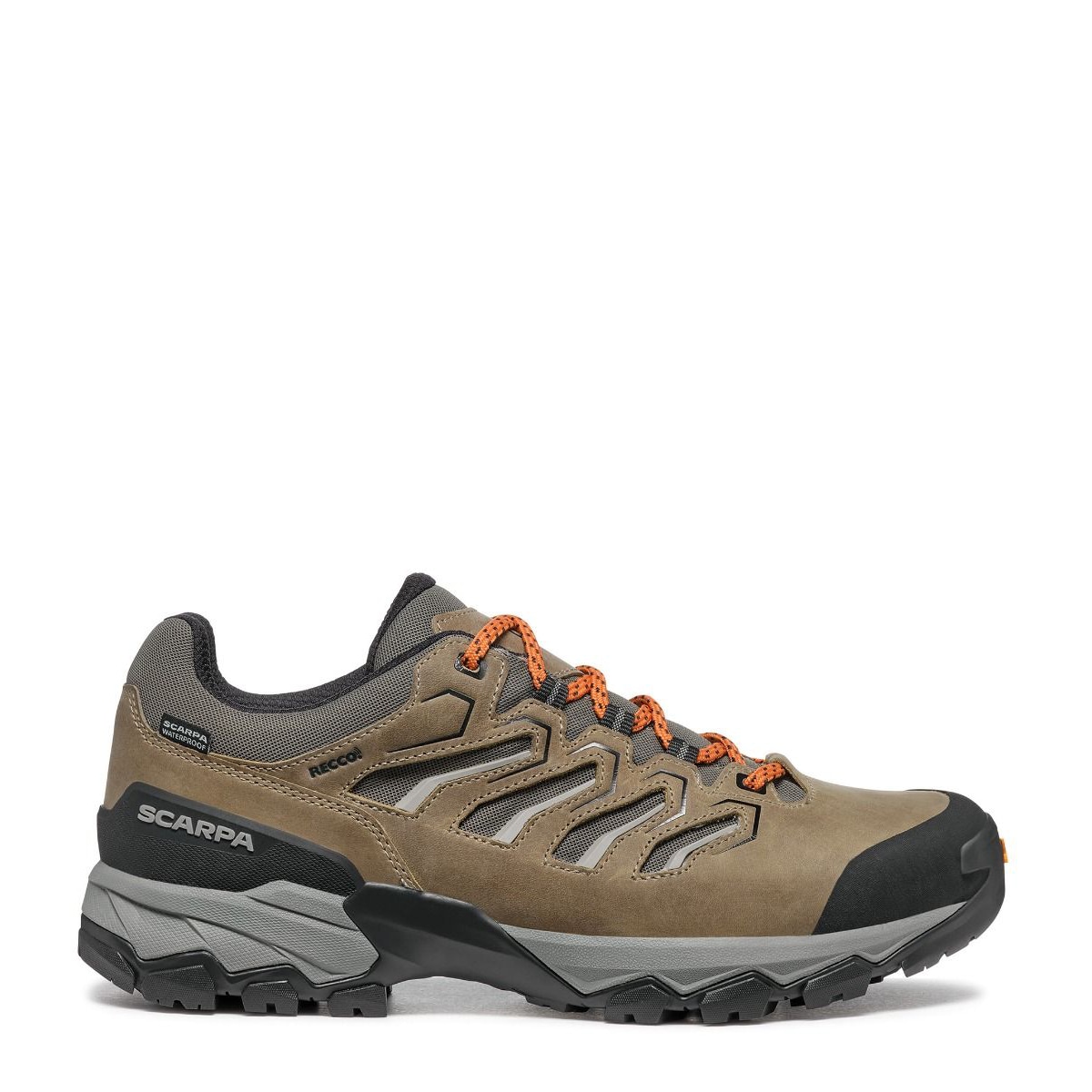Men's Moraine Waterproof Hiking Shoes Fossil Brown