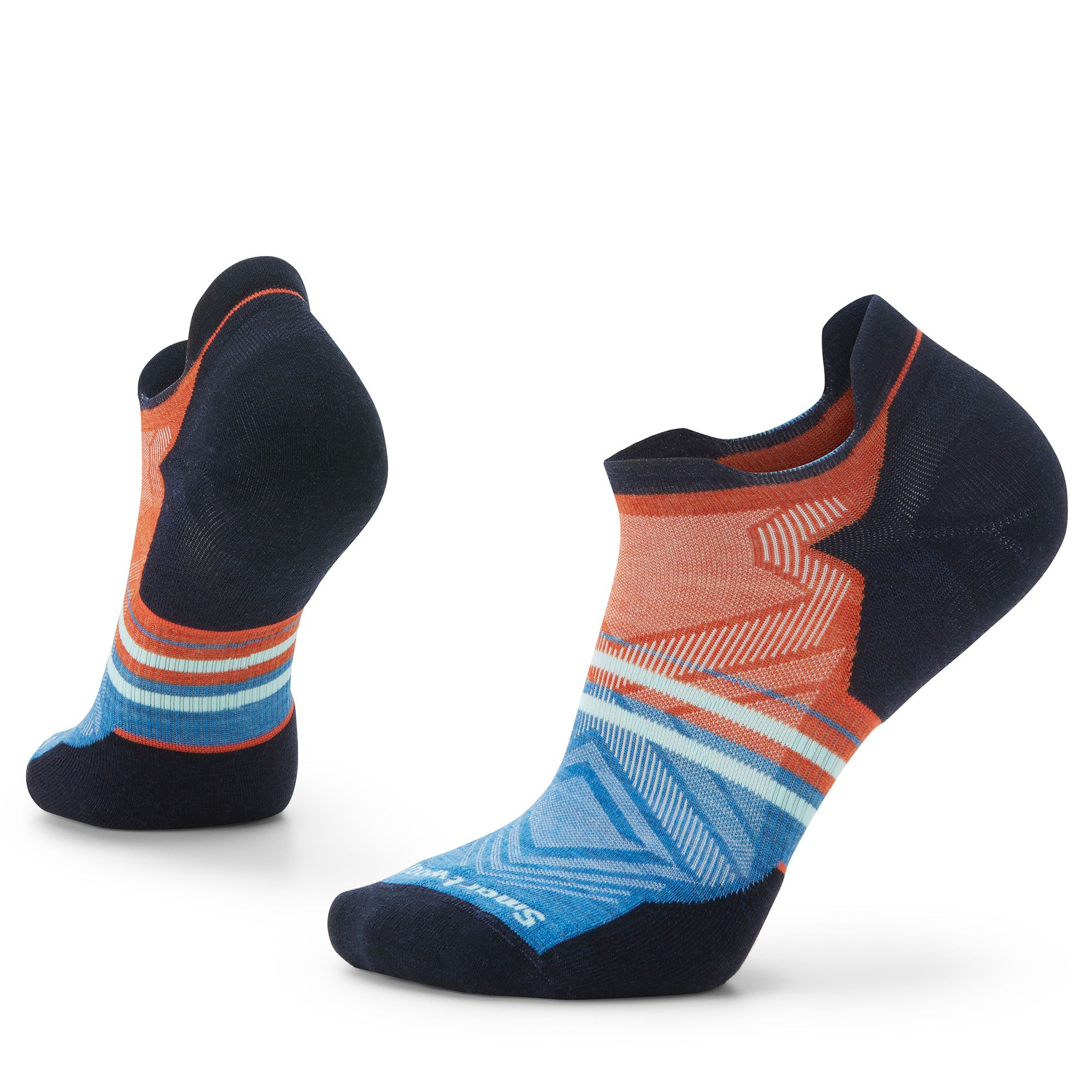 Men’s Run Targeted Cushion Low Ankle Pattern Socks