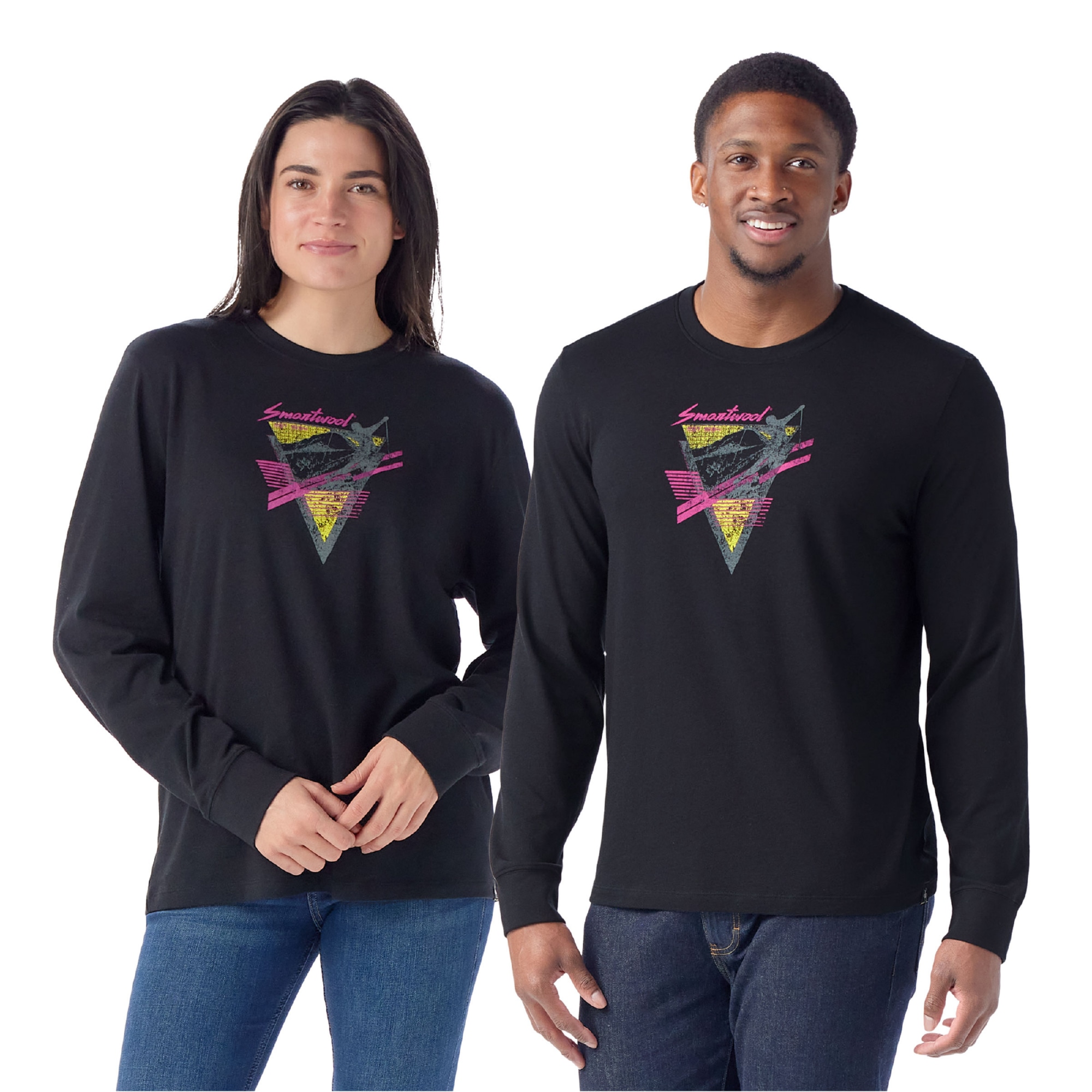 Unisex 90s Shred Graphic Long Sleeve Tee