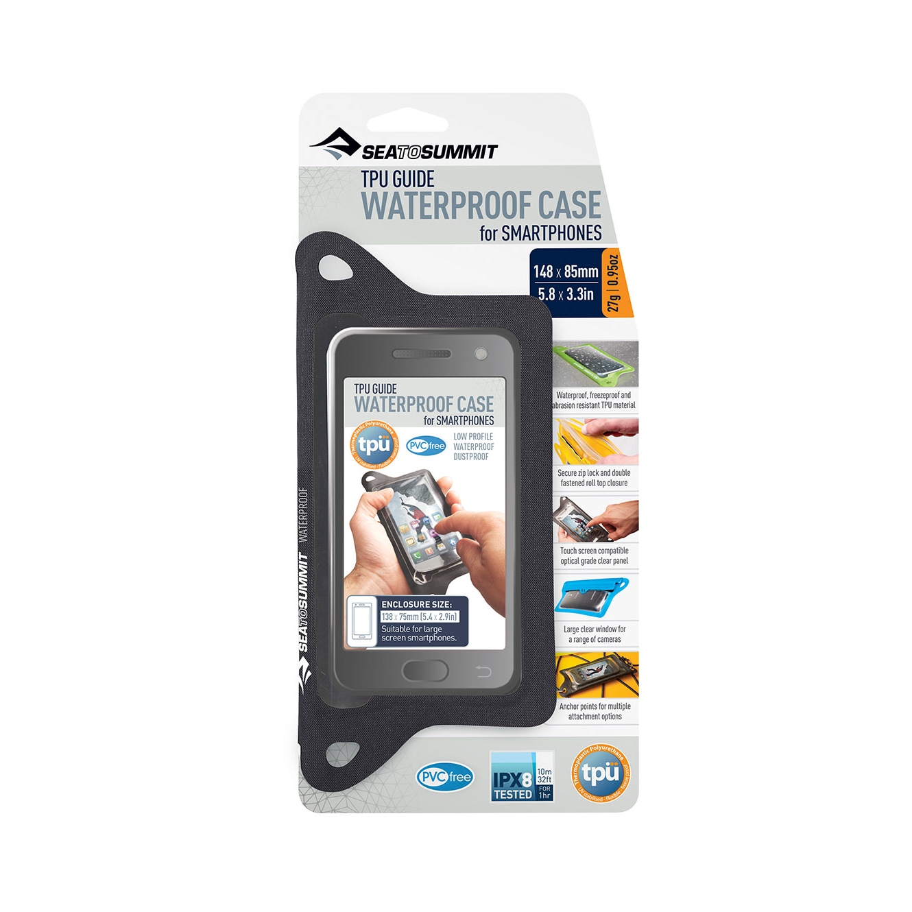 TPU Guide Waterproof Case For Smartphones Regular