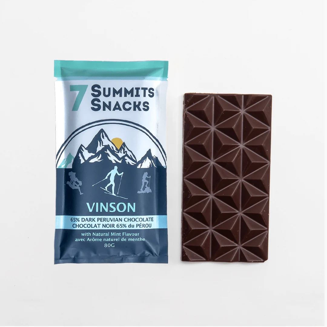 Vinson Dark Chocolate With Mint Superfood Bar