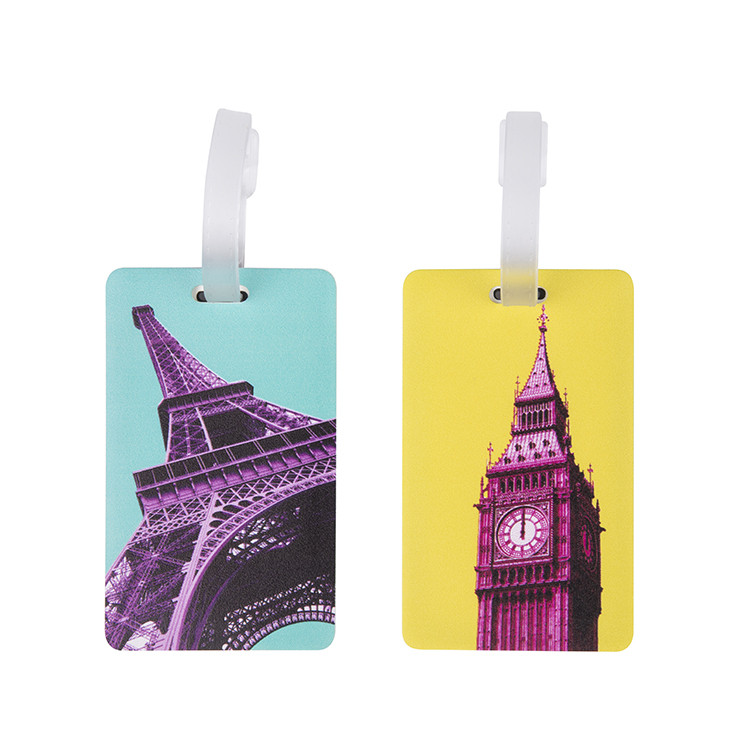 Paris/London Luggage Tags 2 Pack